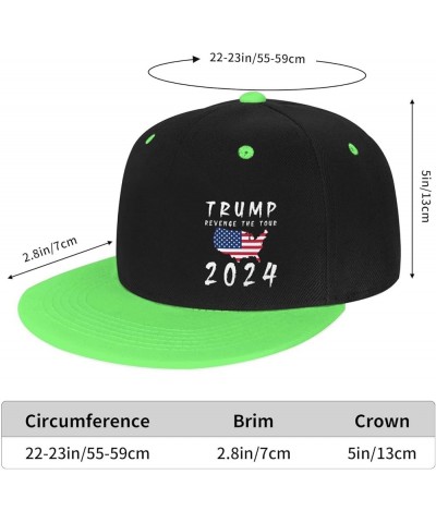 Trump Revenge The Tour 2024 Hip Hop Baseball Cap Green $10.18 Baseball Caps