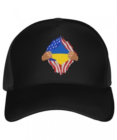 Hand Tear Flag of Ukraine Baseball Cap Men's and Women's Baseball Hat Adjustable Casual Outdoor Breathable Caps Truck Driver ...