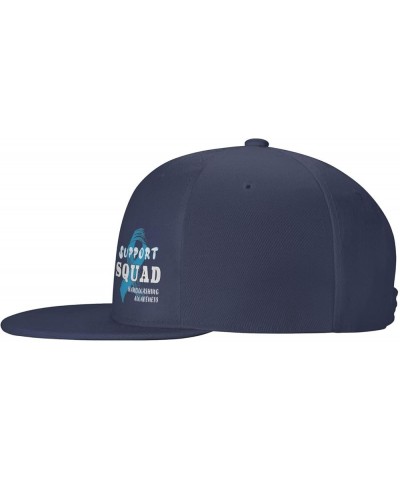 Snapback Baseball Cap Support Squad Handwashing Awareness for Men Women Navy Blue $10.07 Baseball Caps