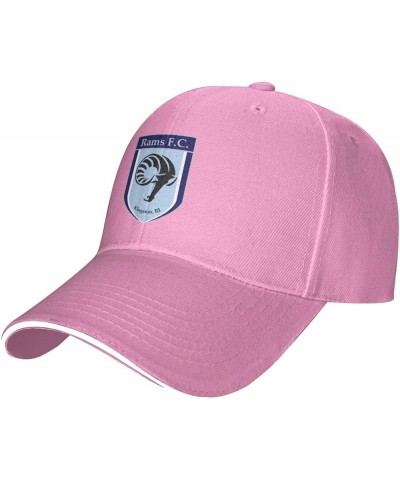 Uri University of Rhode Island Rams Unisex Classic Hat Adjustable Fashion Casquette for Men Women Pink $8.10 Baseball Caps