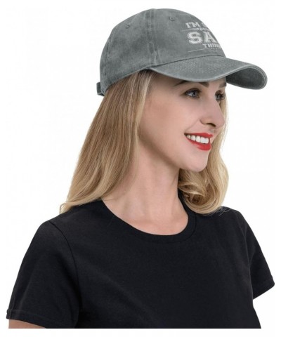 Cool Hat I'm Sam Doing Sam Things Adjustable Vintage Cowboy Baseball Caps Women Men Gift Dad Hats Gray $11.58 Baseball Caps