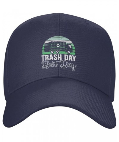 Hat Trash Day Best Day Waste Management Garbage Truck Baseball Cap Men Women Trucker Hat Dad Cap Fishing hat Navy Blue $9.88 ...