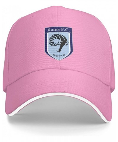 Uri University of Rhode Island Rams Unisex Classic Hat Adjustable Fashion Casquette for Men Women Pink $8.10 Baseball Caps