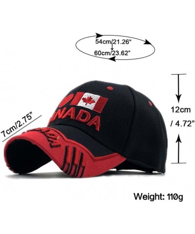 Canadian Flag Cap Embroidery hat Tactical Canada Cap Baseball Cap Trucker Cap Navy Blue $11.07 Baseball Caps