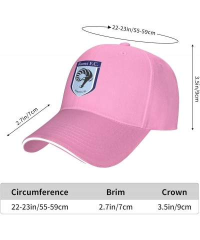 Uri University of Rhode Island Rams Unisex Classic Hat Adjustable Fashion Casquette for Men Women Pink $8.10 Baseball Caps