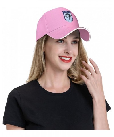 Uri University of Rhode Island Rams Unisex Classic Hat Adjustable Fashion Casquette for Men Women Pink $8.10 Baseball Caps