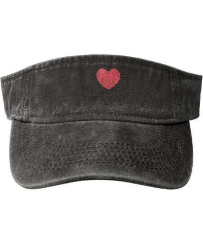 I Love Turkey Sun Visor Hats for Women Men Adjustable Sports Sun Hats Golf Cap Black $10.35 Visors