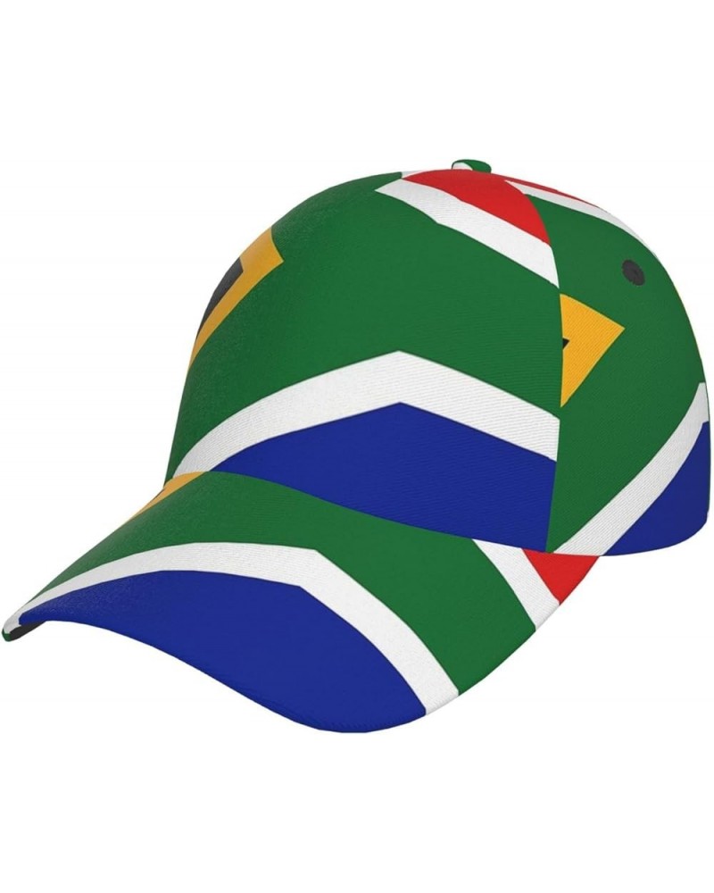 Cute Flag Trucker Hat Unisex Adjustable Baseball Cap Outdoor Patriotic Flag Baseball Hats for Men Women South Africa Flag-l00...