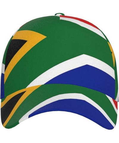 Cute Flag Trucker Hat Unisex Adjustable Baseball Cap Outdoor Patriotic Flag Baseball Hats for Men Women South Africa Flag-l00...