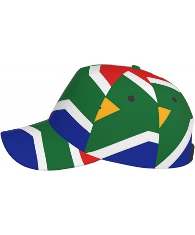 Cute Flag Trucker Hat Unisex Adjustable Baseball Cap Outdoor Patriotic Flag Baseball Hats for Men Women South Africa Flag-l00...