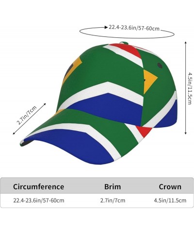 Cute Flag Trucker Hat Unisex Adjustable Baseball Cap Outdoor Patriotic Flag Baseball Hats for Men Women South Africa Flag-l00...