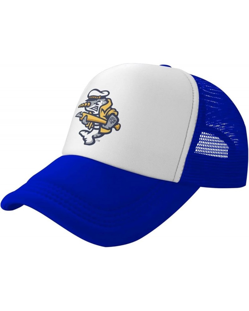 Norwich Sea Unicorns University Trucker Hats for Both Men and Women - Mesh Baseball Snapback Hats Blue $8.61 Baseball Caps