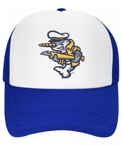 Norwich Sea Unicorns University Trucker Hats for Both Men and Women - Mesh Baseball Snapback Hats Blue $8.61 Baseball Caps