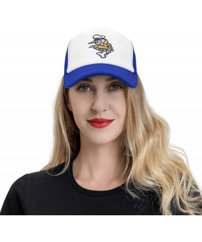 Norwich Sea Unicorns University Trucker Hats for Both Men and Women - Mesh Baseball Snapback Hats Blue $8.61 Baseball Caps