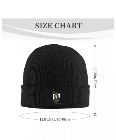 ASAP Rapper Rocky Singer Beanie Hat Fashion Warm Knit Hat Stretchable Cuffed Headgear for Cold Weather Black $13.50 Skullies ...