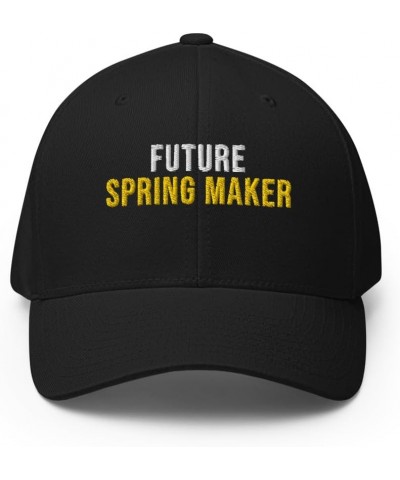 Future Spring Maker Hat (Embroidered Structured Twill Cap) Spring Maker Apparel Black $19.59 Baseball Caps