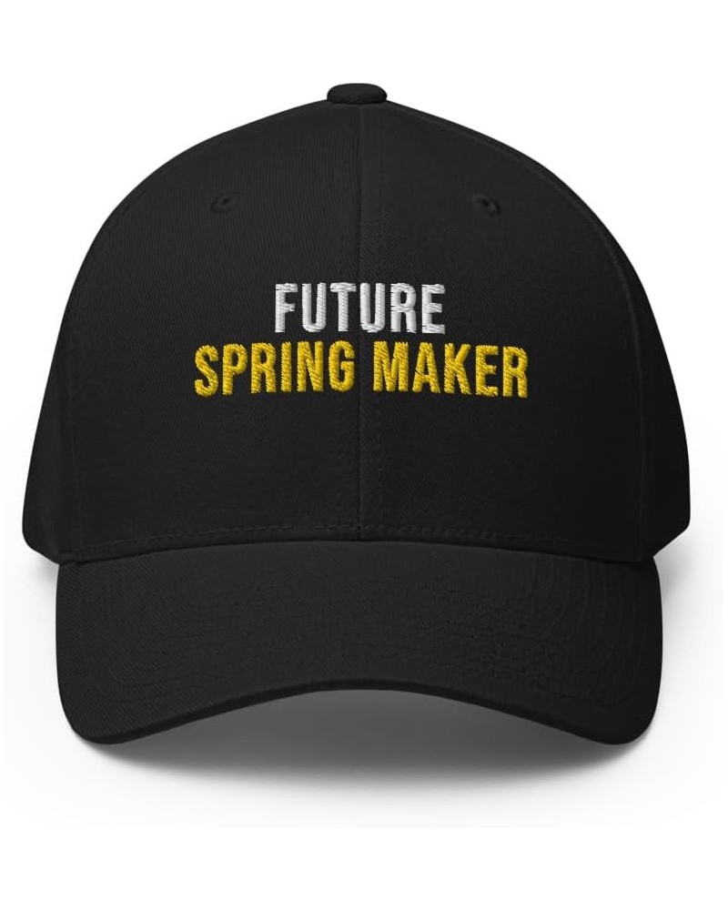 Future Spring Maker Hat (Embroidered Structured Twill Cap) Spring Maker Apparel Black $19.59 Baseball Caps