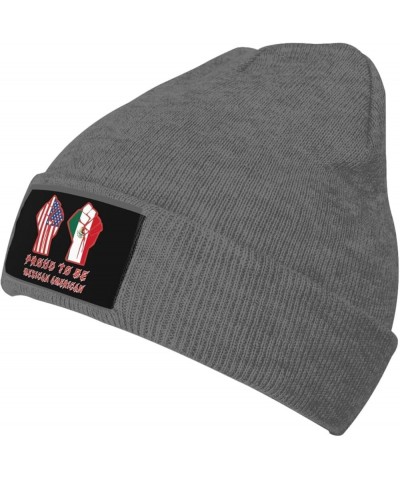 Proud to Be Mexican American Mexico USA Flag Beanie Deep Heather $9.69 Skullies & Beanies