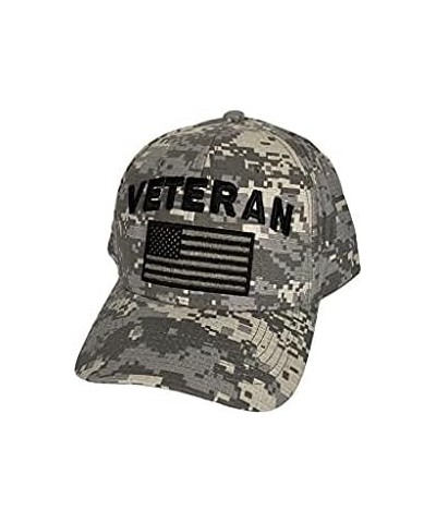 US Veteran Baseball Hat - Military Baseball Cap for Veterans, Retired, and Active Duty Digital Camo $10.79 Baseball Caps