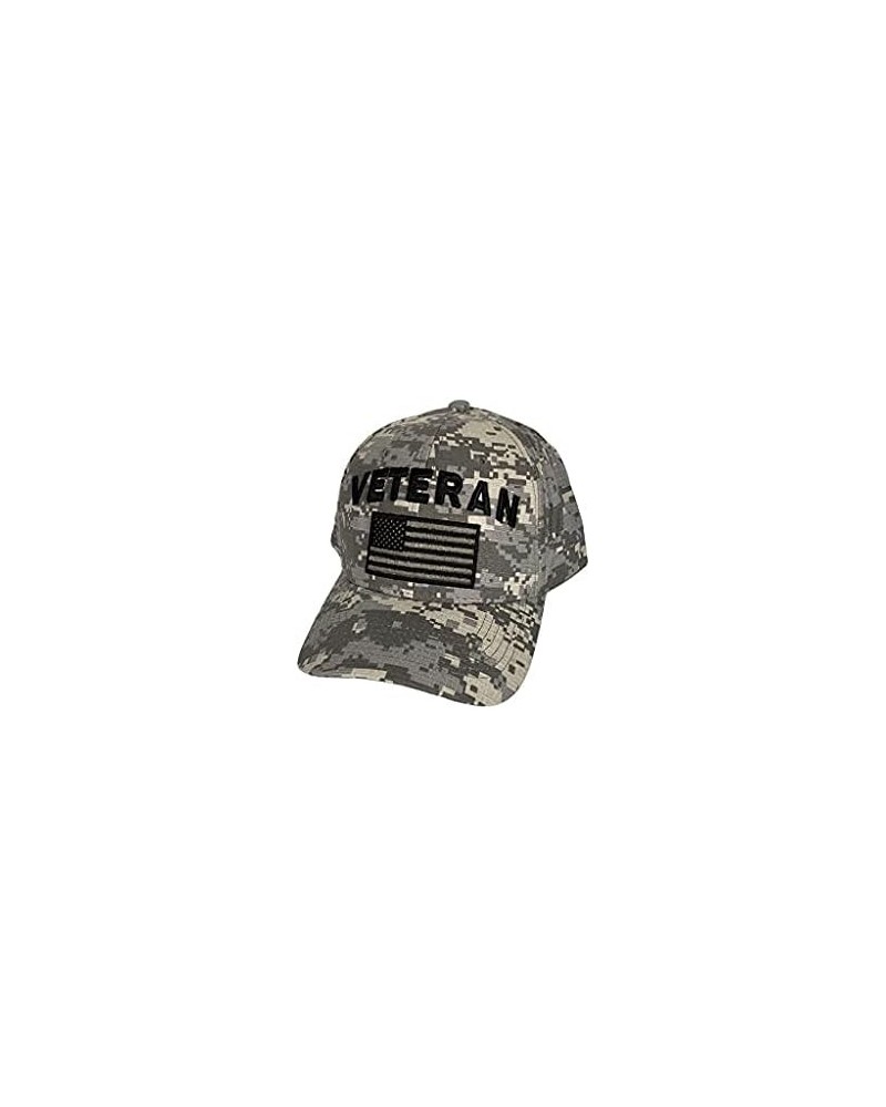 US Veteran Baseball Hat - Military Baseball Cap for Veterans, Retired, and Active Duty Digital Camo $10.79 Baseball Caps