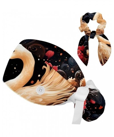 Animal Swan Classic Working Cap Adjustable Tie Back Hat Ponytail Holder Hair Accessories Color 7 $10.44 Skullies & Beanies