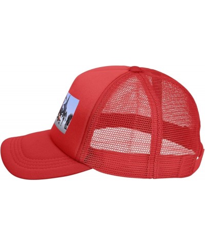 Game Mass Baseball Cap Effect 3D Printing Hip Hop for Men Women Adjustable Baseball Cap Black Red $13.94 Baseball Caps