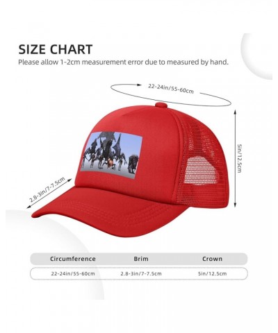 Game Mass Baseball Cap Effect 3D Printing Hip Hop for Men Women Adjustable Baseball Cap Black Red $13.94 Baseball Caps