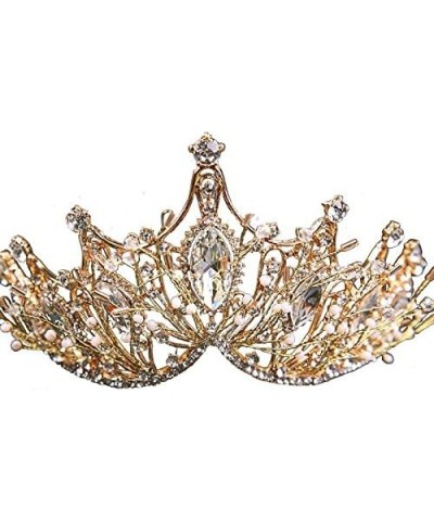 hair jewelry crown tiaras for women Sliver Golden Black Metal Witch And Prince Wedding Headpiece Crown Hair Accessories (Meta...