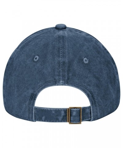 Cowboy Hat Trendy Hats for Man and Women Djustable Four Season Outdoor Baseball Cap of Hell Skull with Angel Navy Blue $11.95...