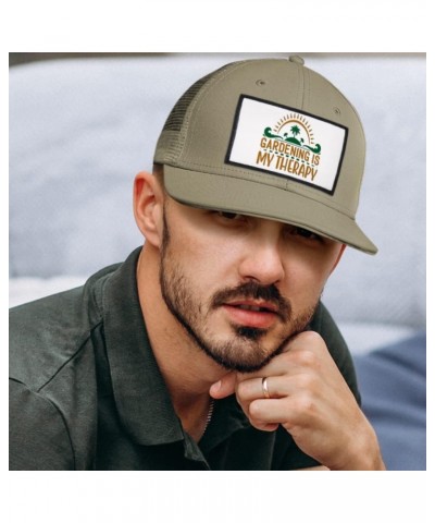 Custom Patch Hat Trucker Baseball Cap Therapy Garden Leaves Plants Gardening Summer Light Cotton Place Dad Hat for Men & Wome...