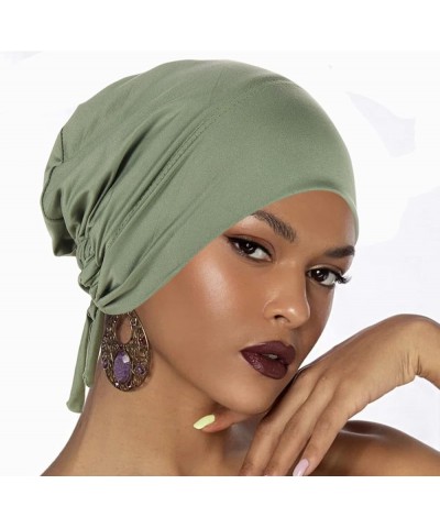 Womens Baggy Slouchy Beanie Printed Hair Scarf Turban Head Wrap Turban Beanies Headwrap Hats for Cancer A $10.02 Skullies & B...