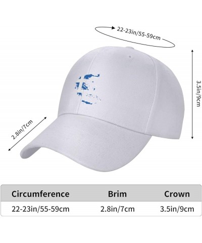 Greece Terrain Map Baseball Cap for Men Women Dad Hat Classic Adjustable Golf Hats White $11.85 Baseball Caps